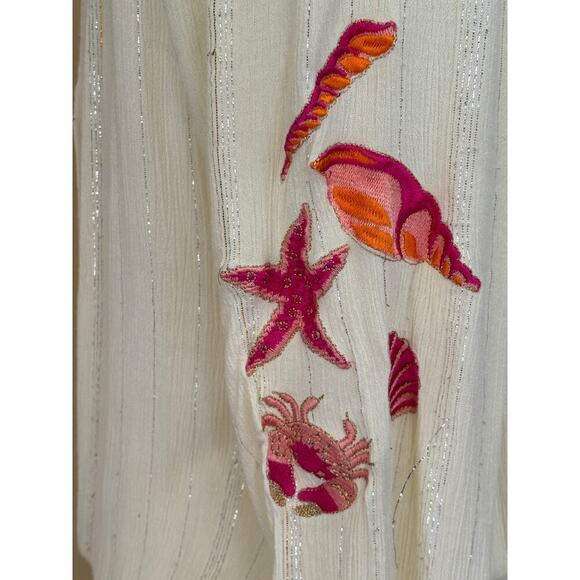 Place du Soleil minidress/swim coverup, yellow, medium, coastal, vacation, beach - Picture 5 of 8